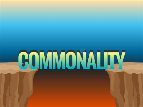is commonality a word.